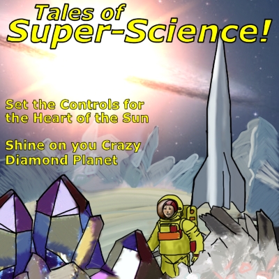 Walking on a planet-sized diamond